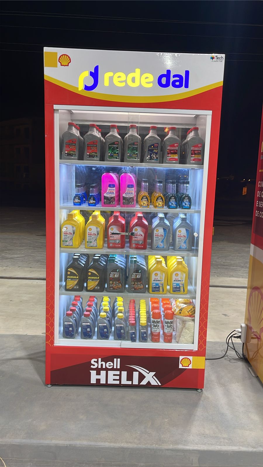 Expositor Vermelho Rede Dal