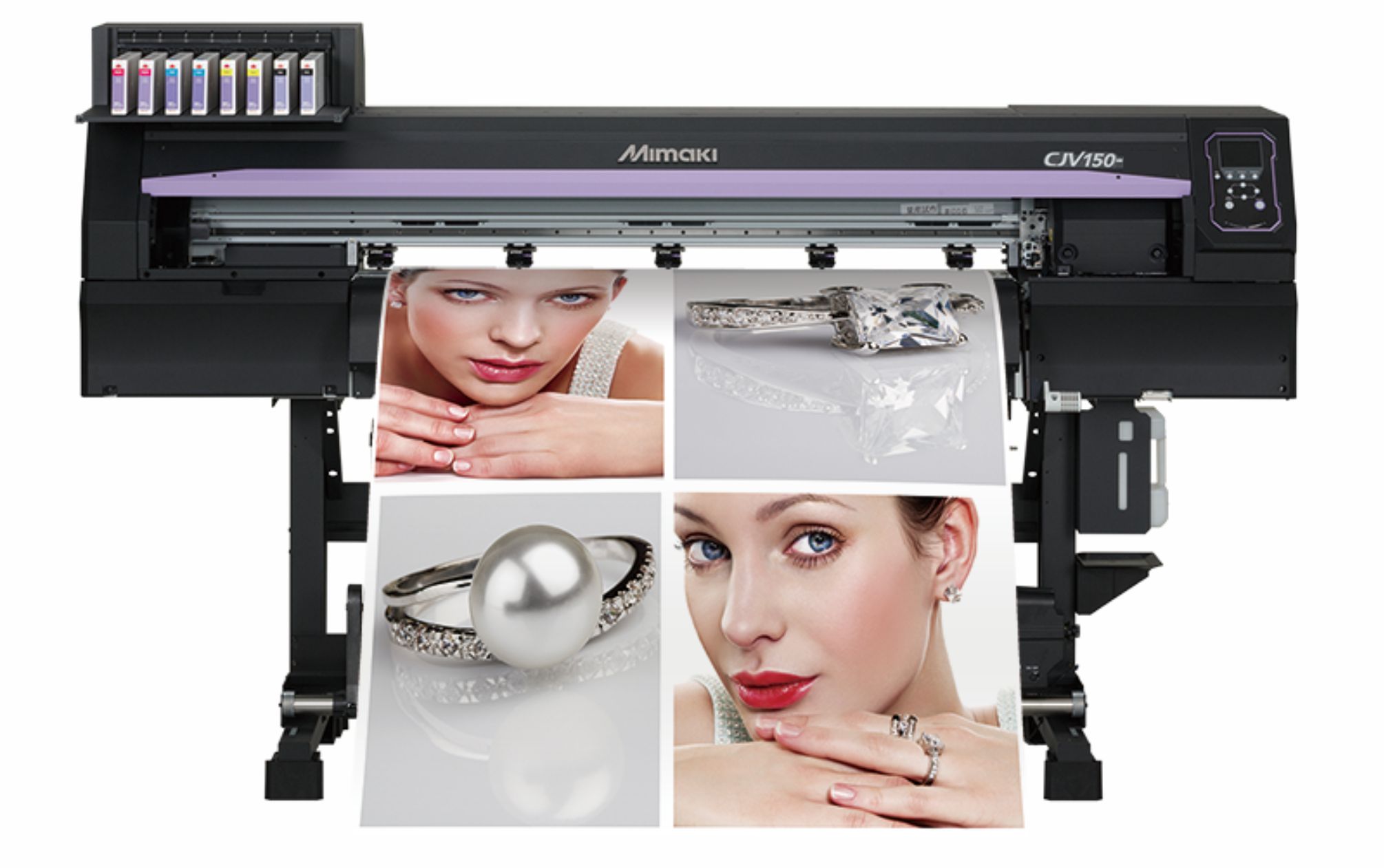 Mimaki 160cm - Impressão e recorte com alta precisão Impressora Mimaki de 160cm para impressão e recorte de adesivos e etiquetas
