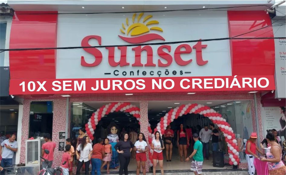 Sunset - Loja de Confecções em Mutuípe Fachada da Sunset Confecções em Mutuípe