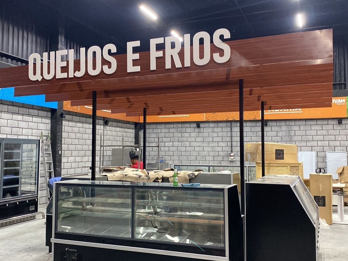 Comunicação visual para supermercados