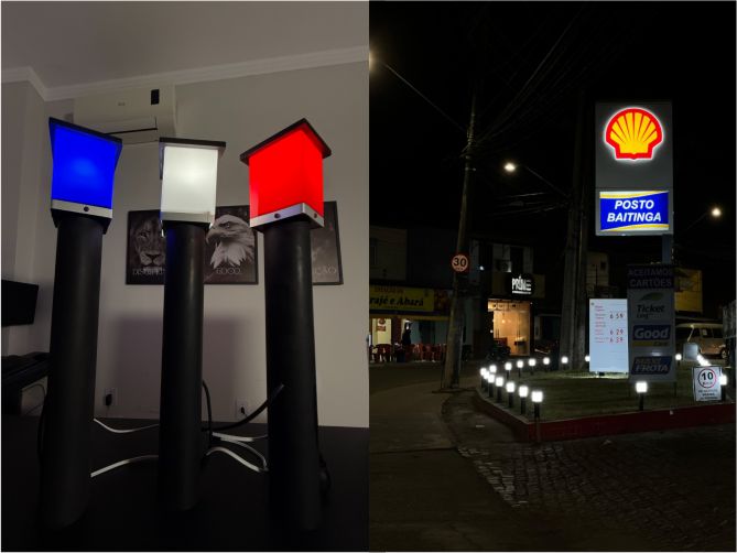 Balizadores iluminados 