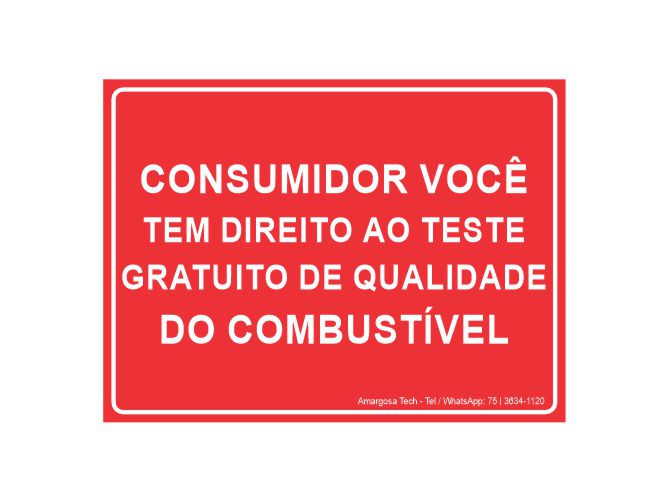  Adesivo - Direito gratuito ao teste