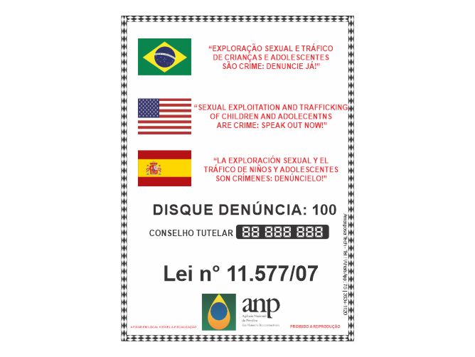 PLACA Exploração Sexual