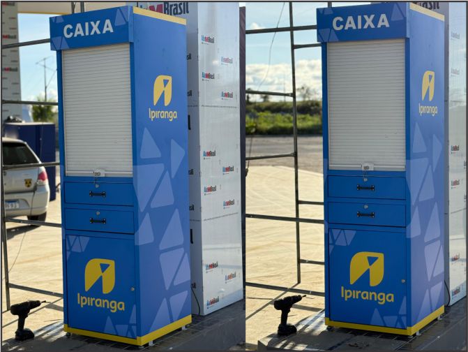 PDV-Posto Ipiranga - Com iluminação 