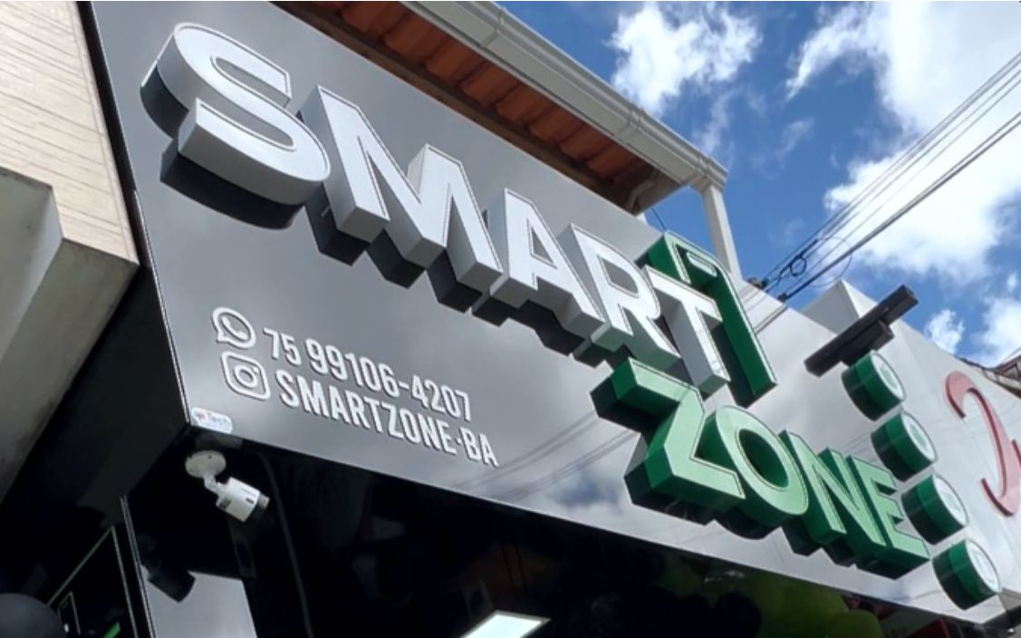 Letras caixa em ACM - Smart Zone